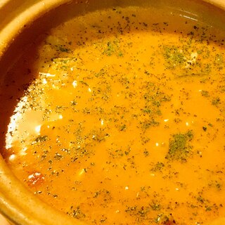 鶏肉と豆乳＆マスカルポーネのマイルドキムチ雑炊